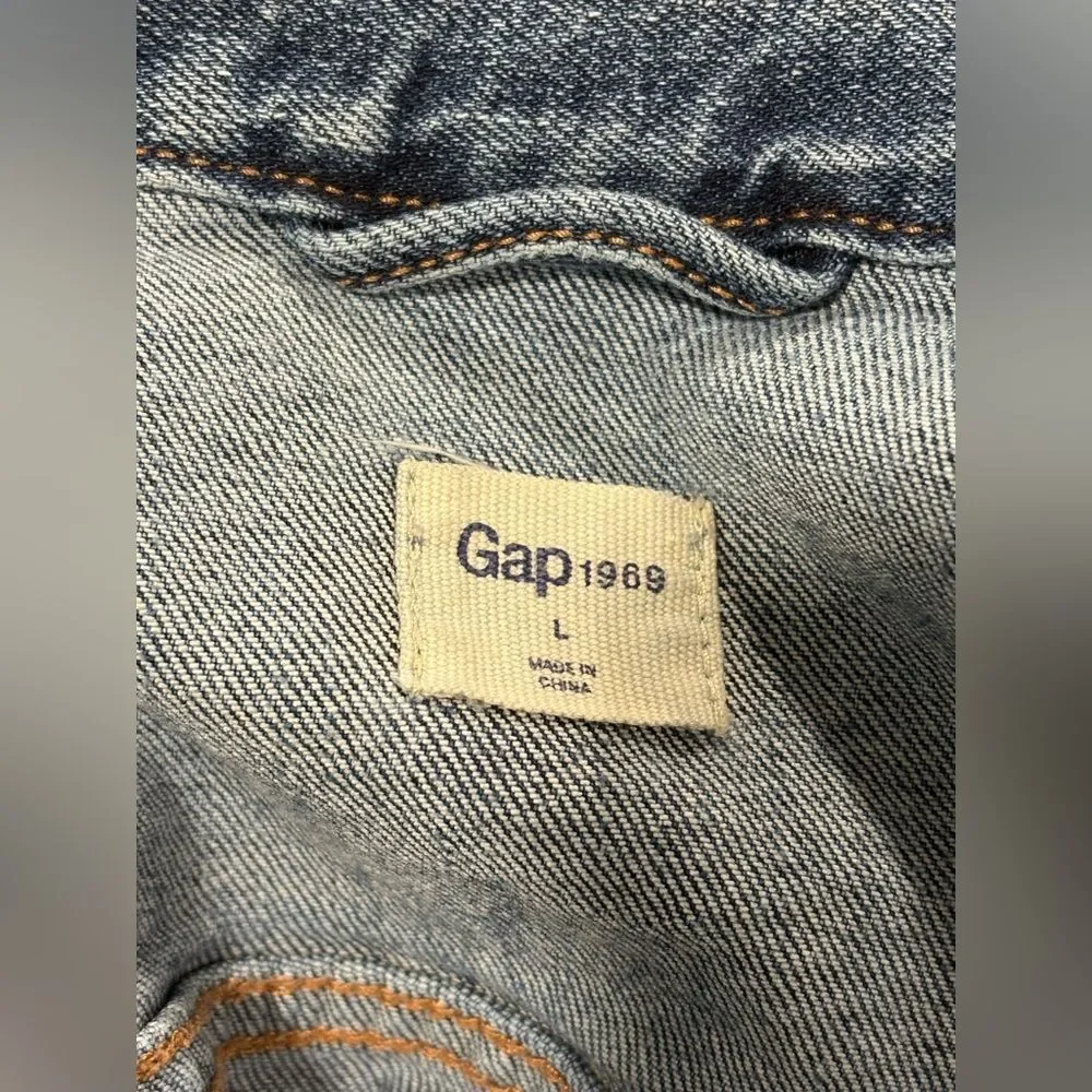 GAP 1969 Classic Blue Denim Jacket - Picture 4 of 6